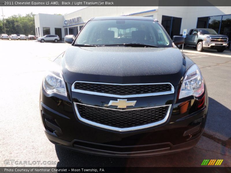 Black / Light Titanium/Jet Black 2011 Chevrolet Equinox LS AWD