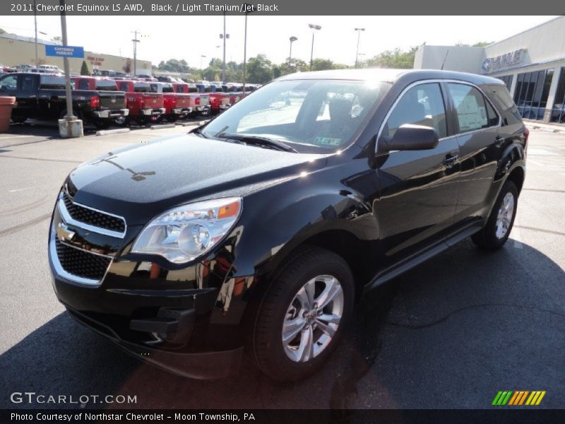 Black / Light Titanium/Jet Black 2011 Chevrolet Equinox LS AWD