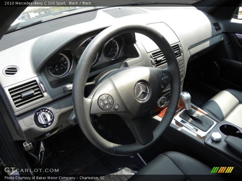 Black / Black 2010 Mercedes-Benz C 300 Sport