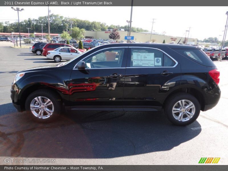 Black / Light Titanium/Jet Black 2011 Chevrolet Equinox LS AWD