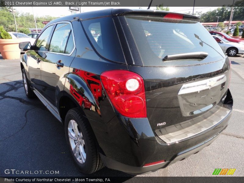 Black / Light Titanium/Jet Black 2011 Chevrolet Equinox LS AWD
