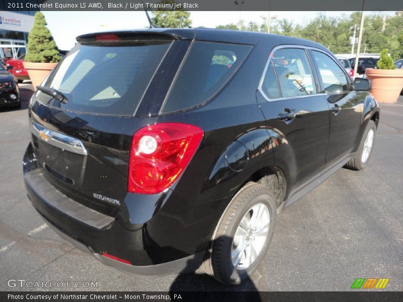 Black / Light Titanium/Jet Black 2011 Chevrolet Equinox LS AWD