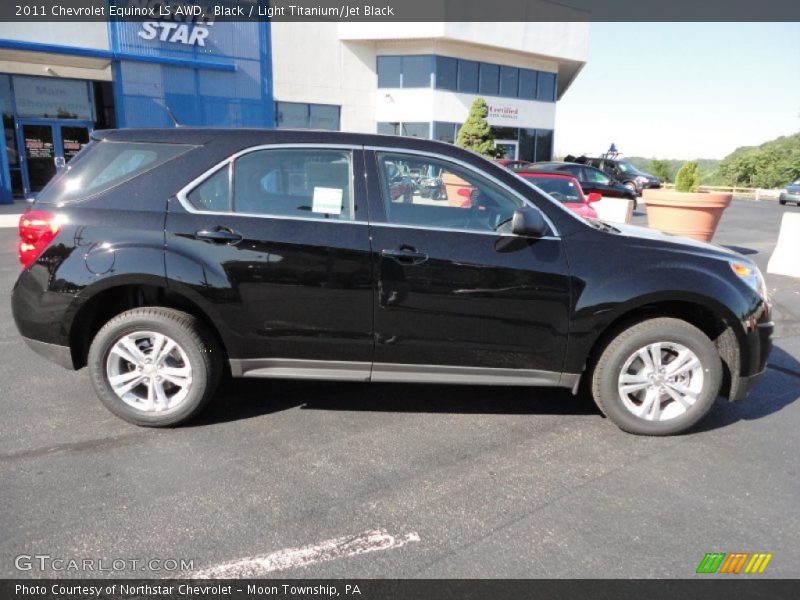 Black / Light Titanium/Jet Black 2011 Chevrolet Equinox LS AWD