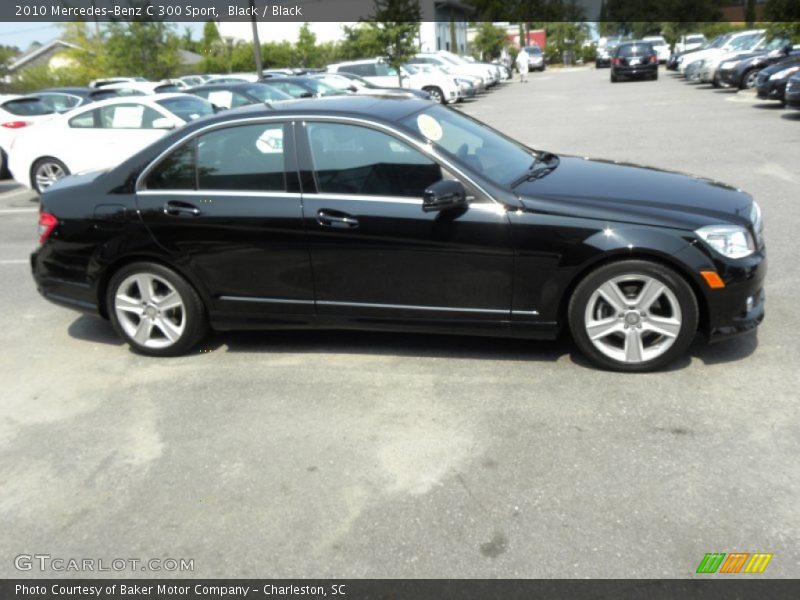 Black / Black 2010 Mercedes-Benz C 300 Sport