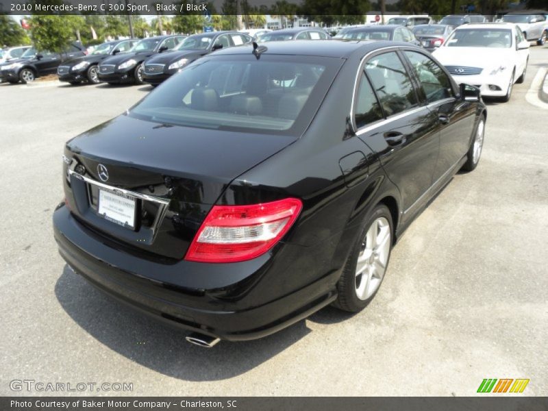 Black / Black 2010 Mercedes-Benz C 300 Sport