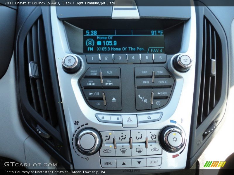 Black / Light Titanium/Jet Black 2011 Chevrolet Equinox LS AWD