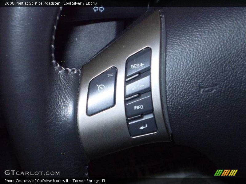Cool Silver / Ebony 2008 Pontiac Solstice Roadster