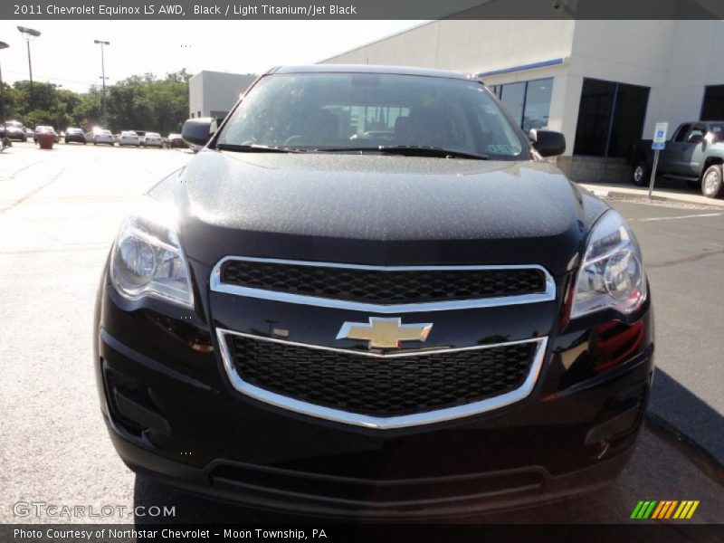 Black / Light Titanium/Jet Black 2011 Chevrolet Equinox LS AWD