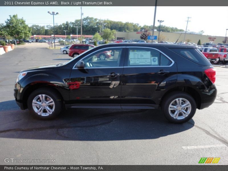 Black / Light Titanium/Jet Black 2011 Chevrolet Equinox LS AWD