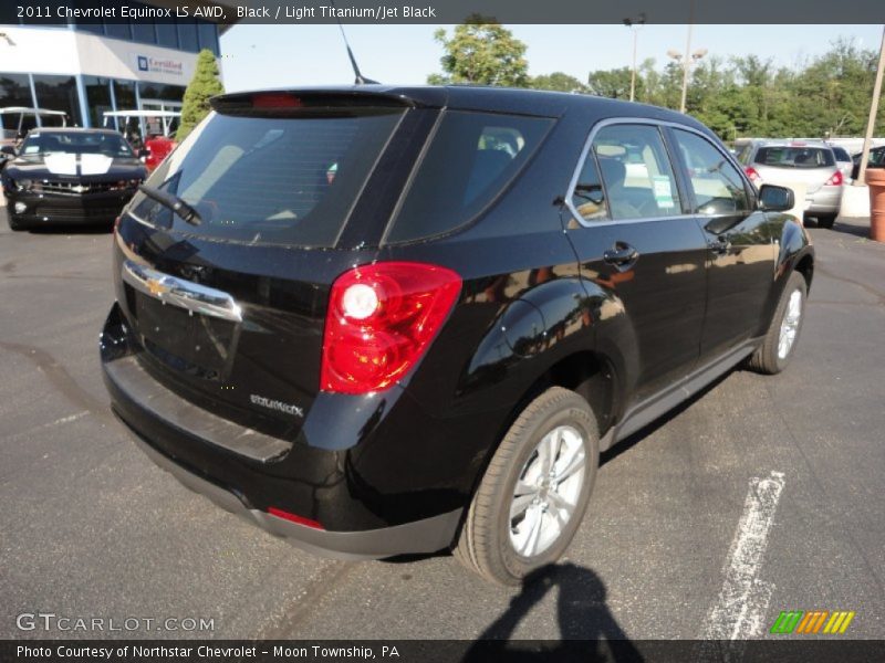 Black / Light Titanium/Jet Black 2011 Chevrolet Equinox LS AWD