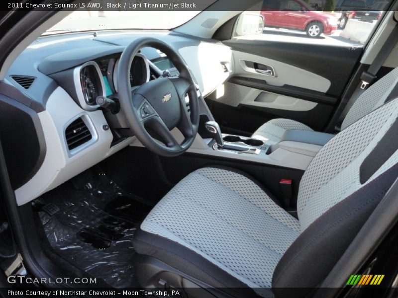 Black / Light Titanium/Jet Black 2011 Chevrolet Equinox LS AWD