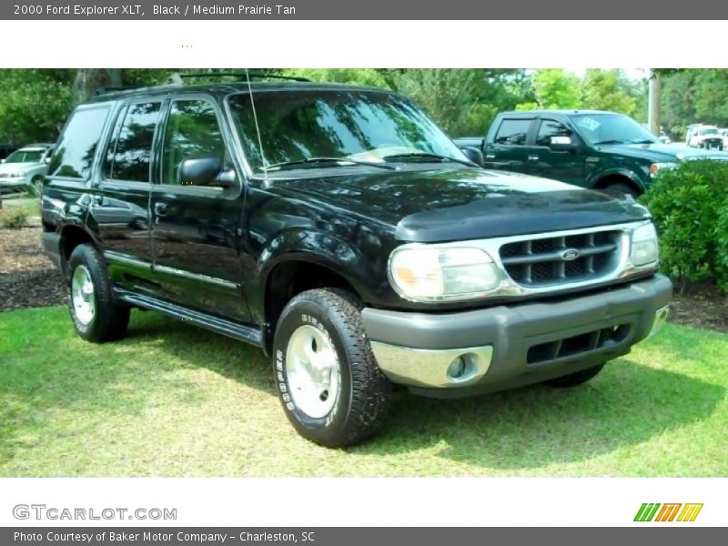 Black / Medium Prairie Tan 2000 Ford Explorer XLT
