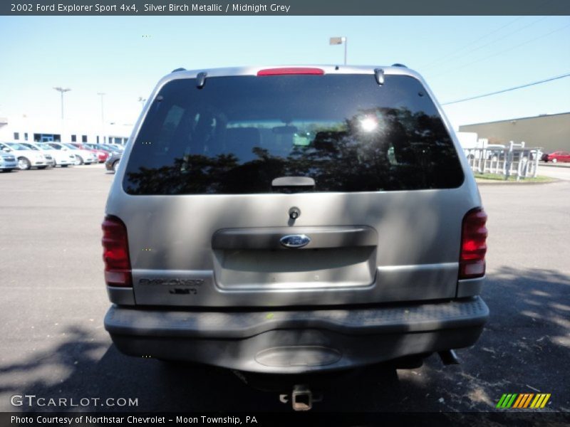 Silver Birch Metallic / Midnight Grey 2002 Ford Explorer Sport 4x4