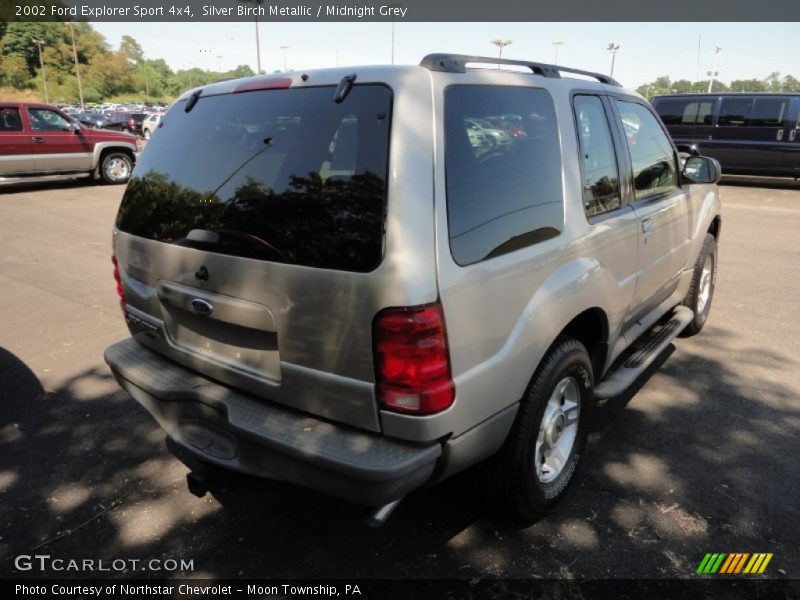 Silver Birch Metallic / Midnight Grey 2002 Ford Explorer Sport 4x4