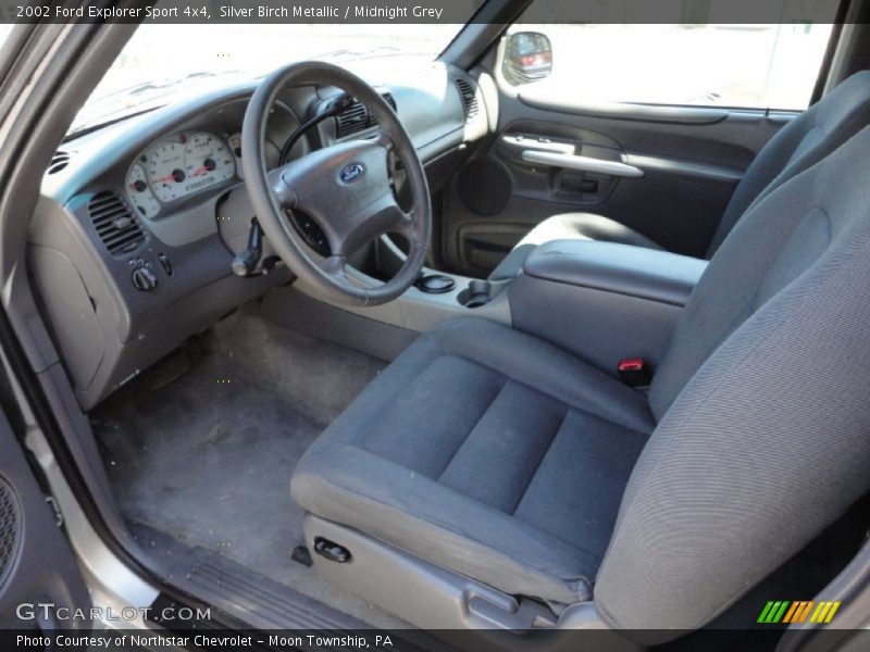  2002 Explorer Sport 4x4 Midnight Grey Interior