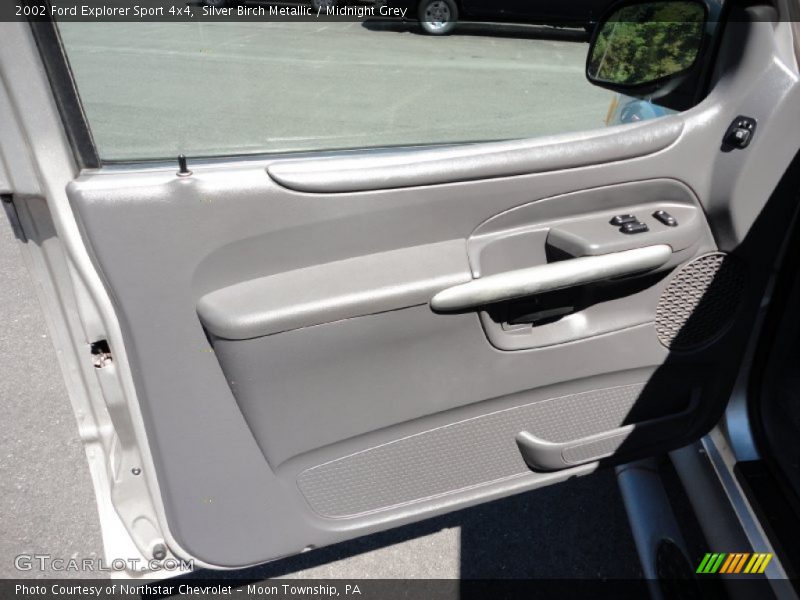 Silver Birch Metallic / Midnight Grey 2002 Ford Explorer Sport 4x4