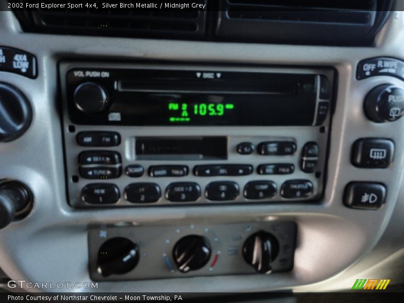 Silver Birch Metallic / Midnight Grey 2002 Ford Explorer Sport 4x4