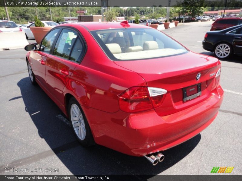 Electric Red / Beige 2006 BMW 3 Series 325i Sedan