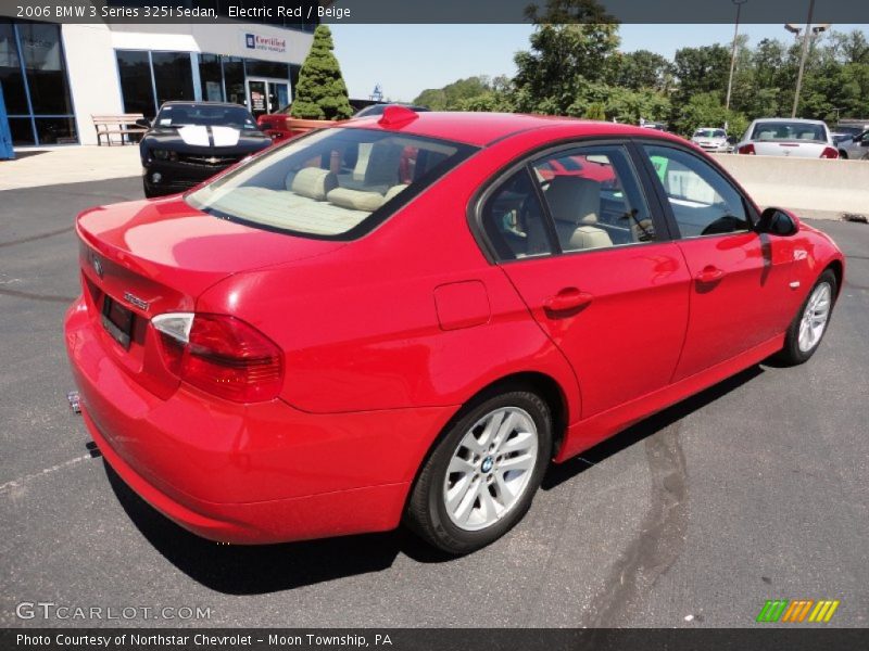 Electric Red / Beige 2006 BMW 3 Series 325i Sedan