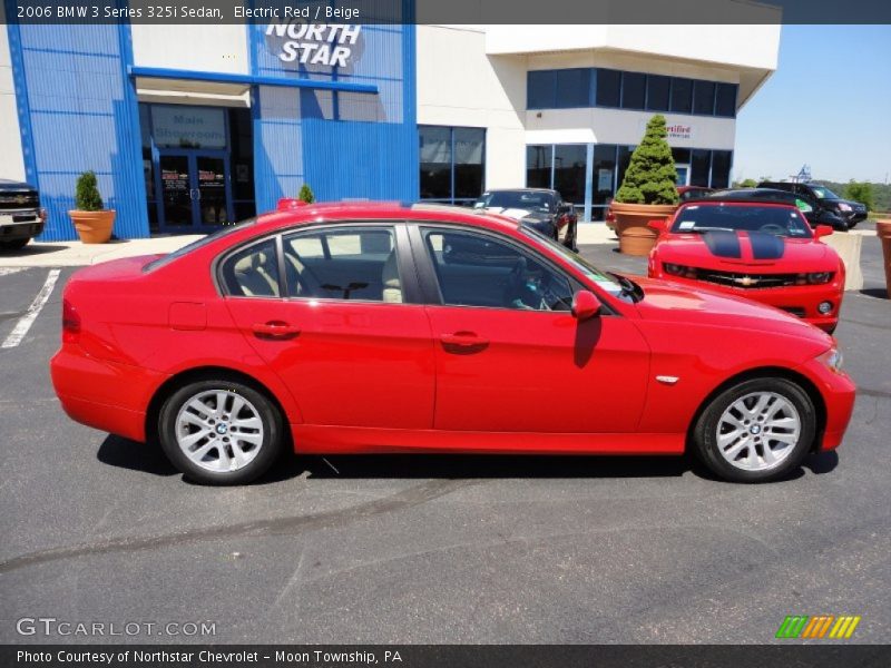 Electric Red / Beige 2006 BMW 3 Series 325i Sedan