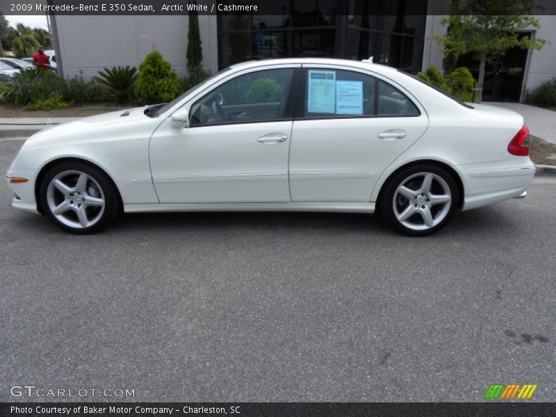 Arctic White / Cashmere 2009 Mercedes-Benz E 350 Sedan