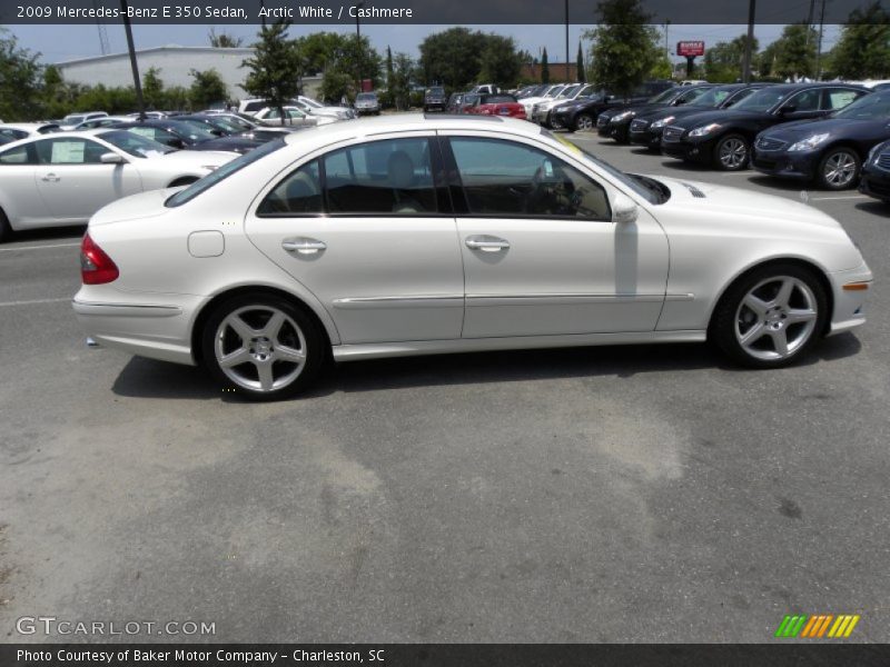 Arctic White / Cashmere 2009 Mercedes-Benz E 350 Sedan