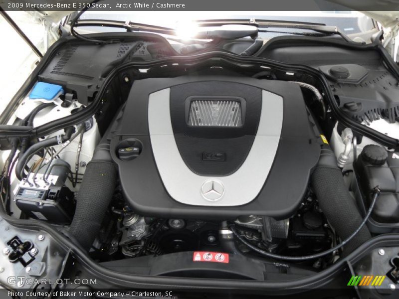 Arctic White / Cashmere 2009 Mercedes-Benz E 350 Sedan