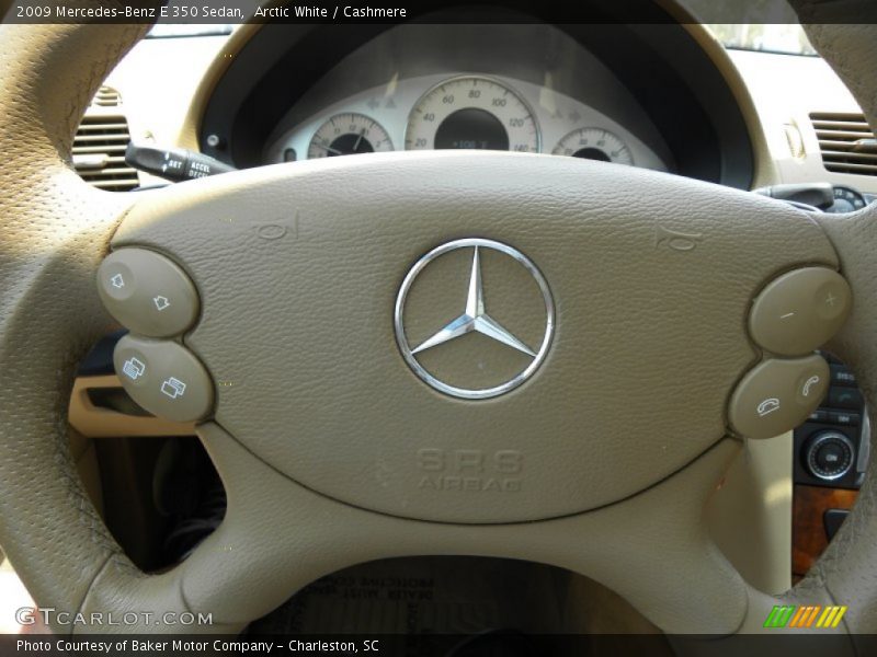 Arctic White / Cashmere 2009 Mercedes-Benz E 350 Sedan