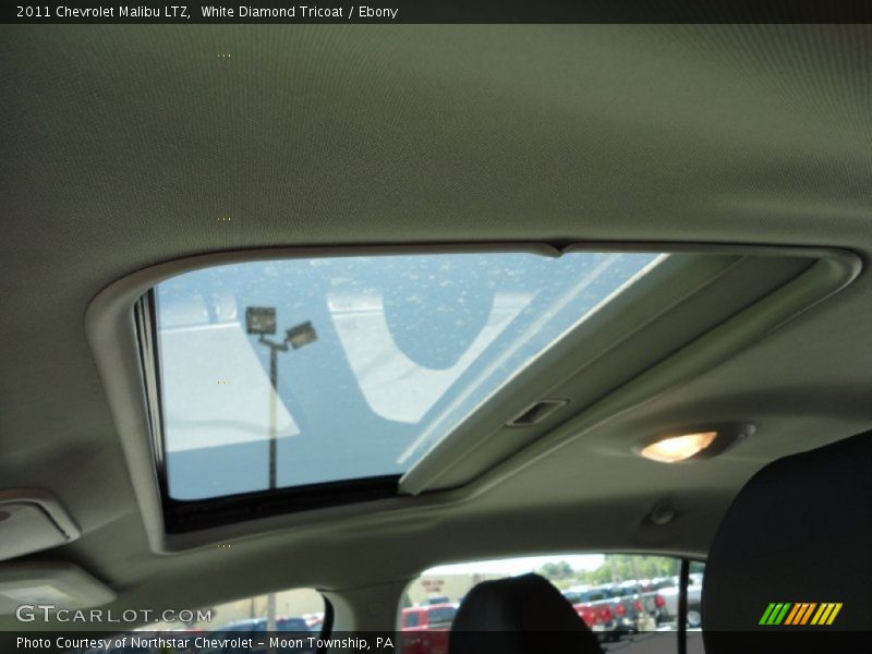 White Diamond Tricoat / Ebony 2011 Chevrolet Malibu LTZ