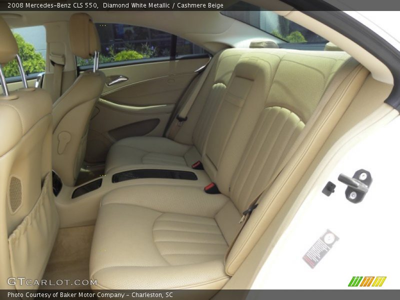 Diamond White Metallic / Cashmere Beige 2008 Mercedes-Benz CLS 550