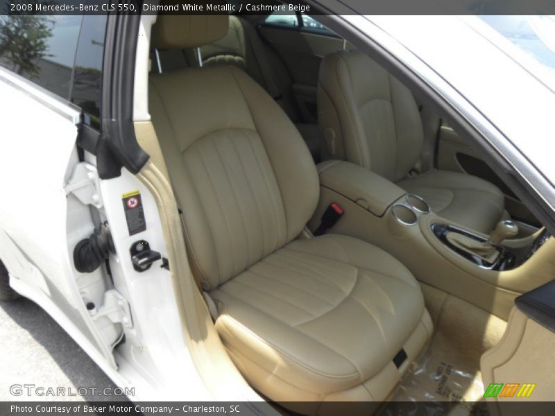 Diamond White Metallic / Cashmere Beige 2008 Mercedes-Benz CLS 550
