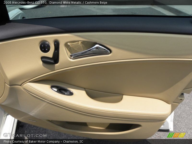 Diamond White Metallic / Cashmere Beige 2008 Mercedes-Benz CLS 550