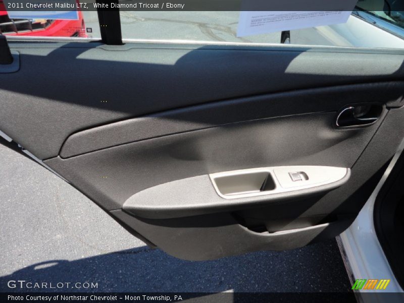 White Diamond Tricoat / Ebony 2011 Chevrolet Malibu LTZ