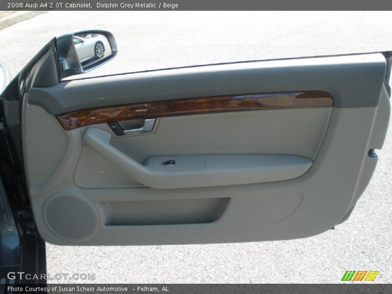 Dolphin Grey Metallic / Beige 2008 Audi A4 2.0T Cabriolet