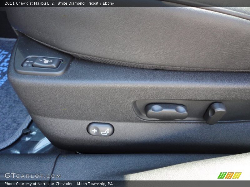 White Diamond Tricoat / Ebony 2011 Chevrolet Malibu LTZ