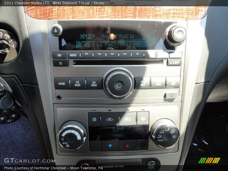 White Diamond Tricoat / Ebony 2011 Chevrolet Malibu LTZ