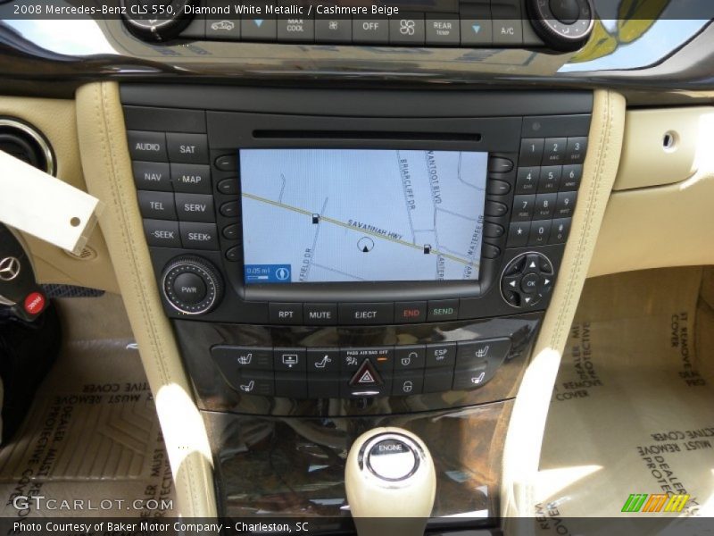 Diamond White Metallic / Cashmere Beige 2008 Mercedes-Benz CLS 550