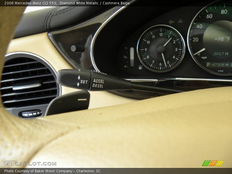 Diamond White Metallic / Cashmere Beige 2008 Mercedes-Benz CLS 550