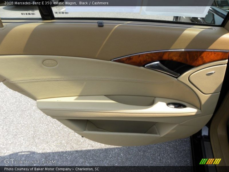 Black / Cashmere 2008 Mercedes-Benz E 350 4Matic Wagon
