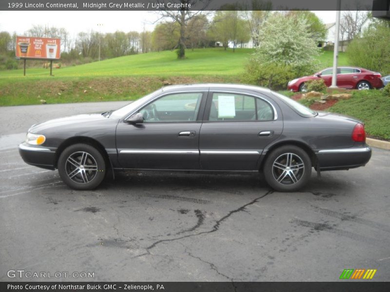 Midnight Grey Metallic / Light Graphite 1999 Lincoln Continental