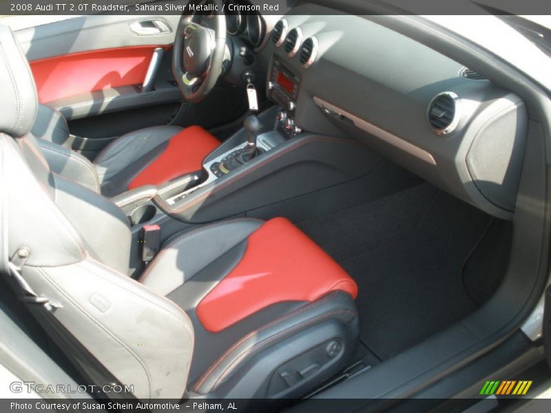  2008 TT 2.0T Roadster Crimson Red Interior
