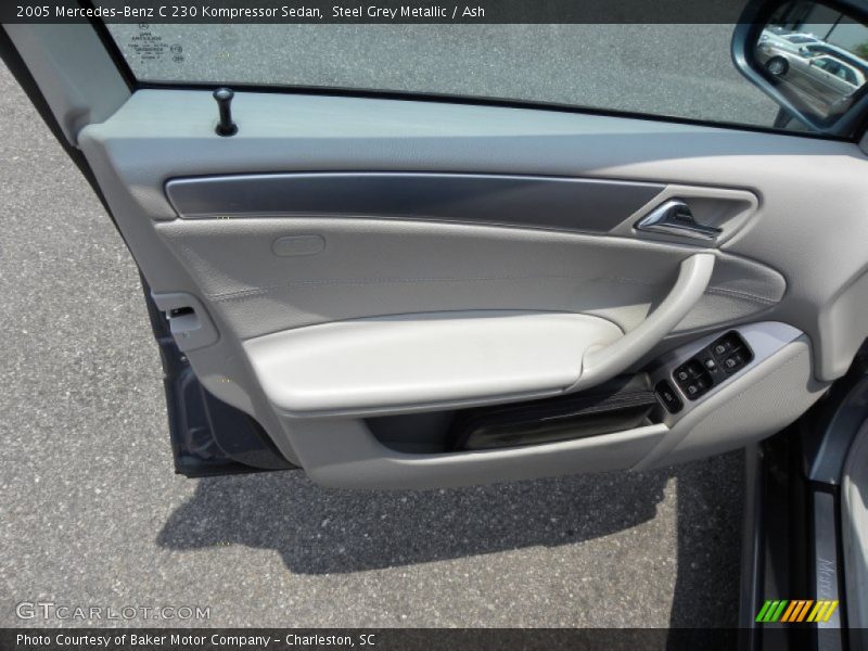Steel Grey Metallic / Ash 2005 Mercedes-Benz C 230 Kompressor Sedan
