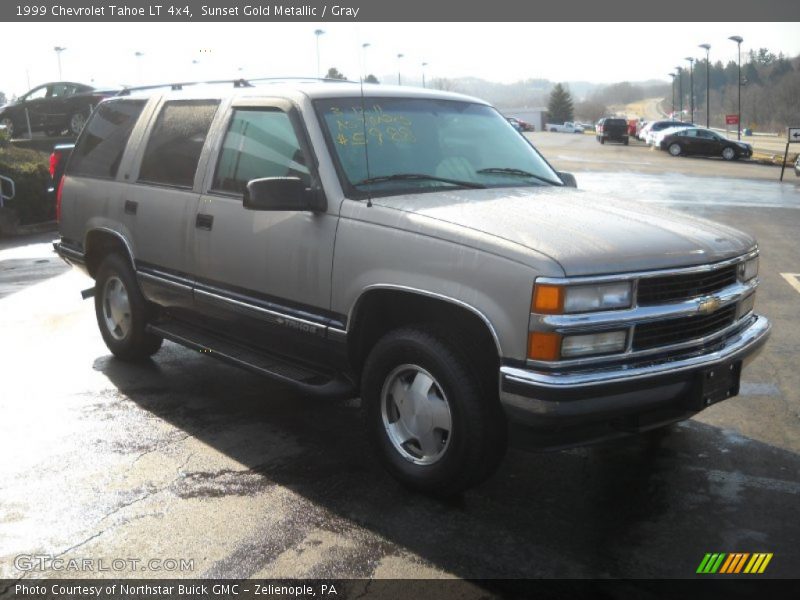 Sunset Gold Metallic / Gray 1999 Chevrolet Tahoe LT 4x4
