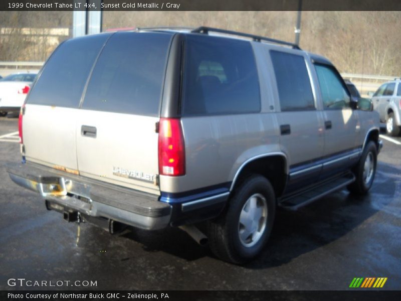 Sunset Gold Metallic / Gray 1999 Chevrolet Tahoe LT 4x4