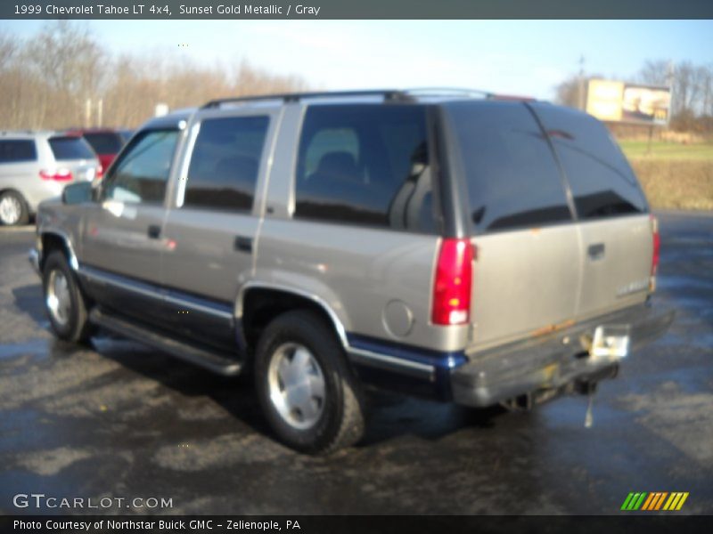 Sunset Gold Metallic / Gray 1999 Chevrolet Tahoe LT 4x4