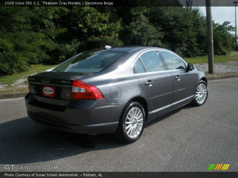 Titanium Gray Metallic / Sandstone Beige 2008 Volvo S80 3.2