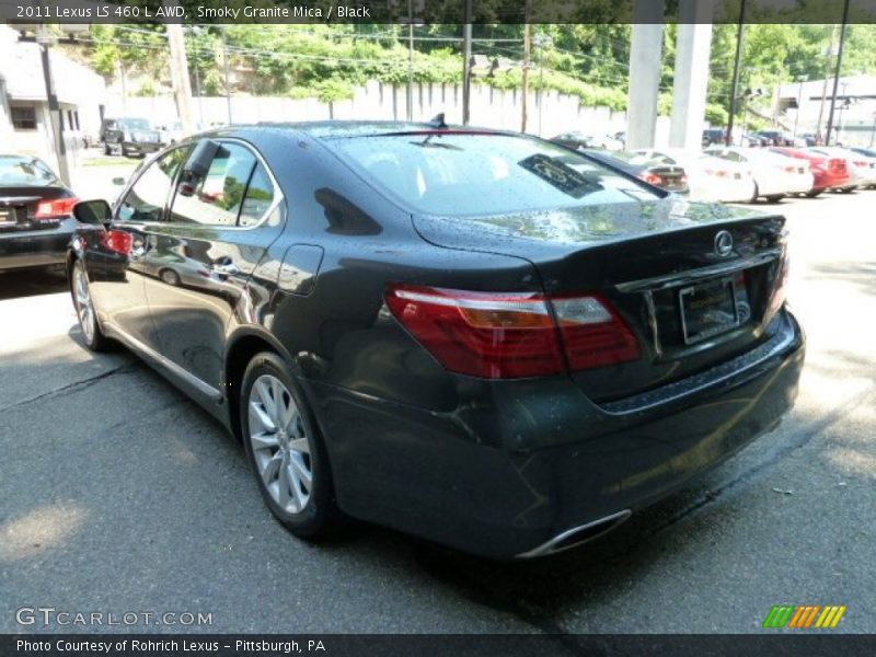 Smoky Granite Mica / Black 2011 Lexus LS 460 L AWD