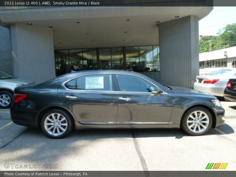 Smoky Granite Mica / Black 2011 Lexus LS 460 L AWD