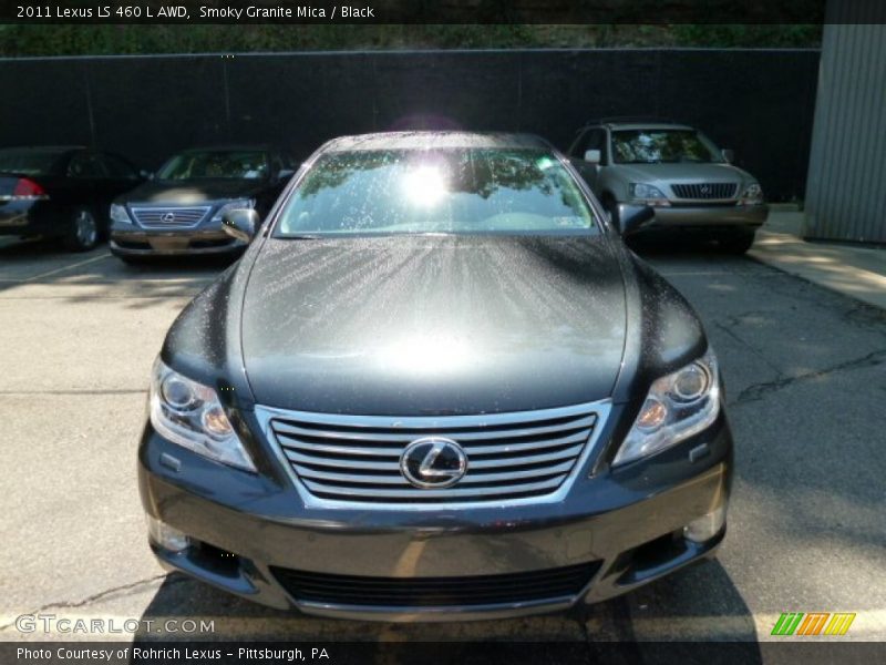 Smoky Granite Mica / Black 2011 Lexus LS 460 L AWD