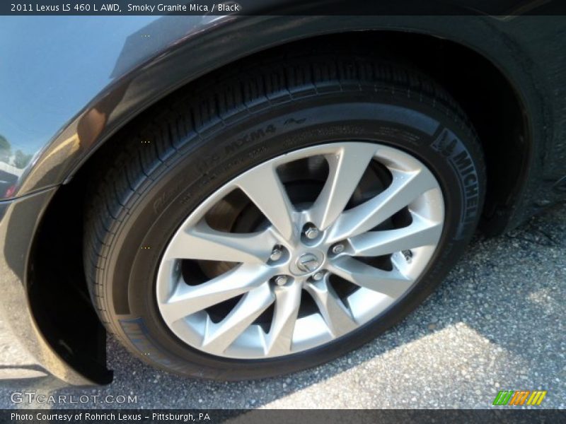 Smoky Granite Mica / Black 2011 Lexus LS 460 L AWD